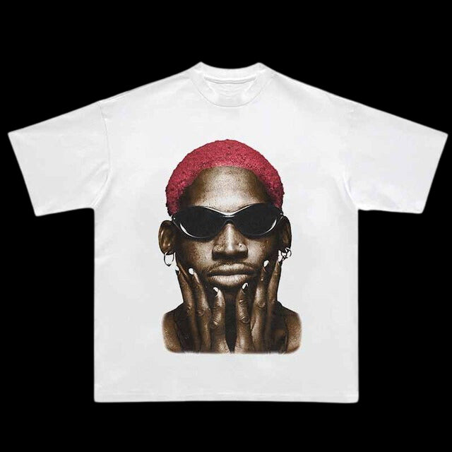 Dennis Rodman Print T-Shirt