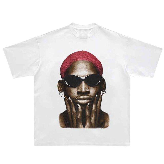 Dennis Rodman Print T-Shirt