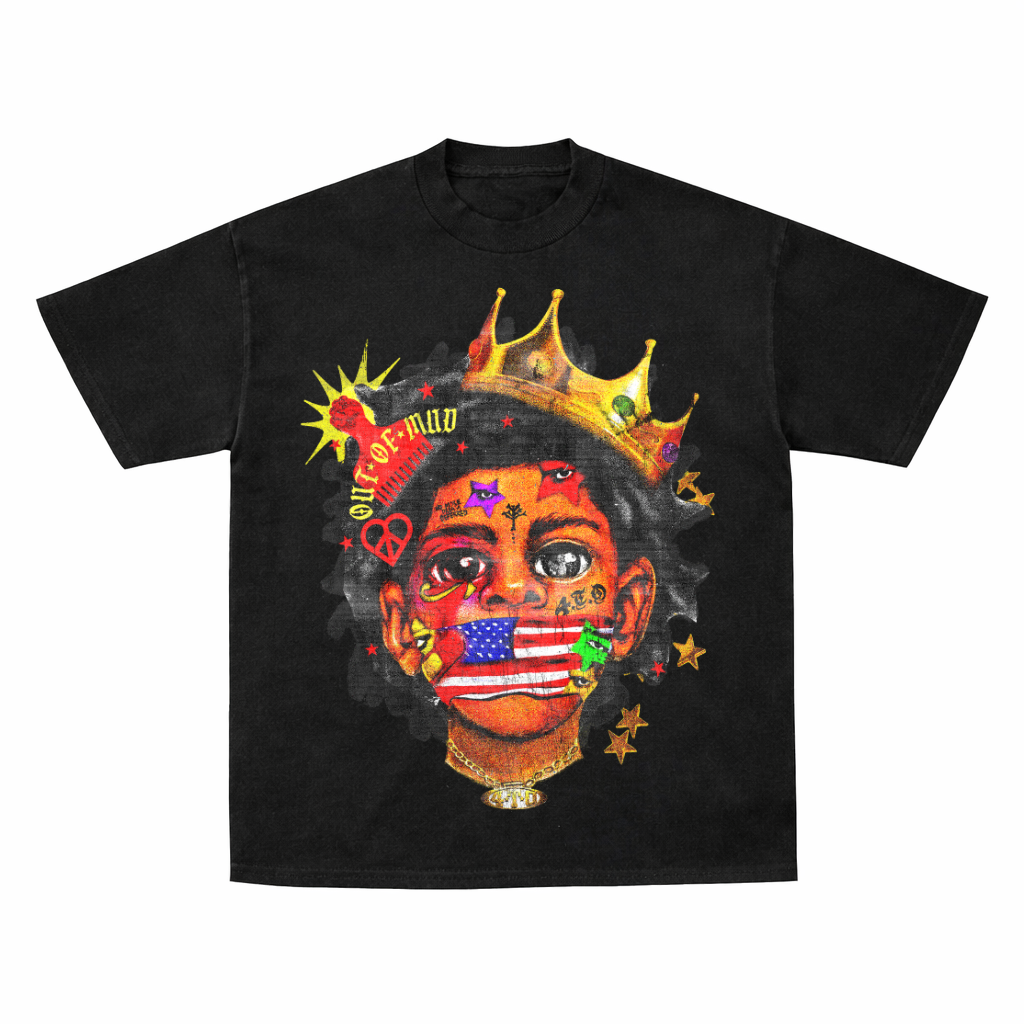 Crowned Rebel 100% Cotton T-shirt