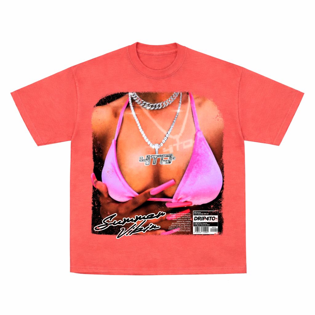 Pink Mirage 100% Cotton T-shirt